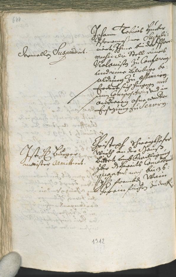 Stadtarchiv Bozen - BOhisto Ratsprotokoll 1708/11 