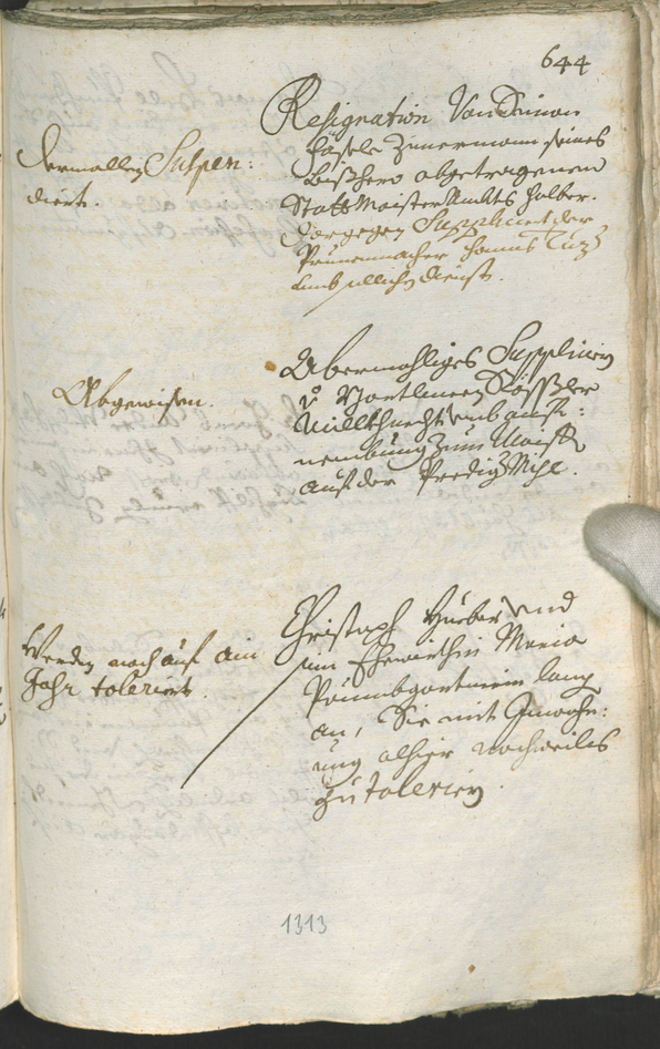 Civic Archives of Bozen-Bolzano - BOhisto Ratsprotokoll 1708/11 