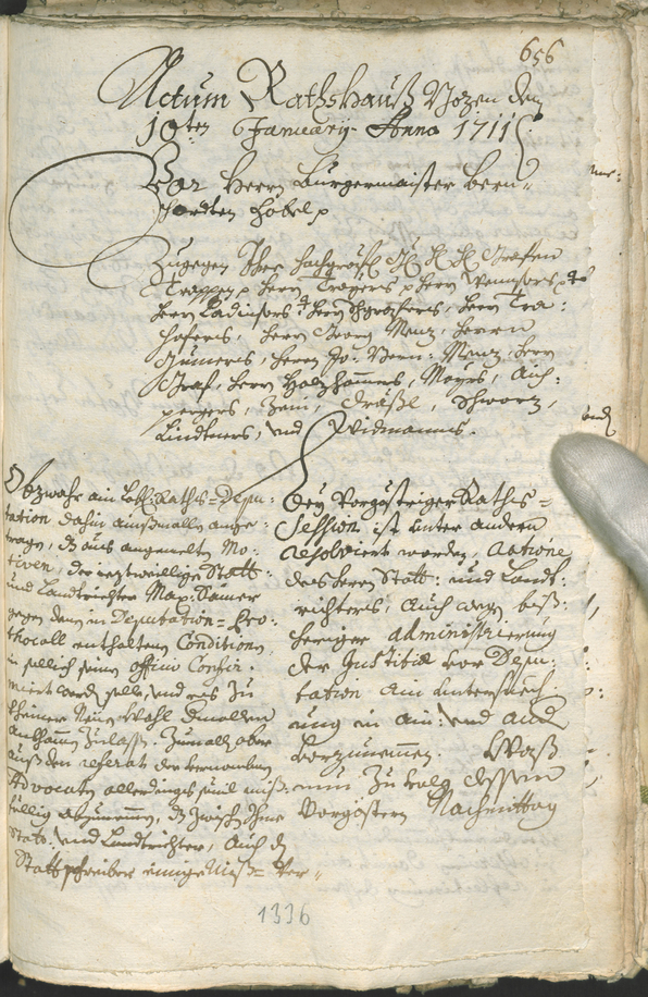 Civic Archives of Bozen-Bolzano - BOhisto Ratsprotokoll 1708/11 