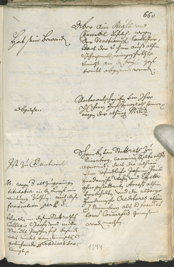 Civic Archives of Bozen-Bolzano - BOhisto Ratsprotokoll 1708/11 