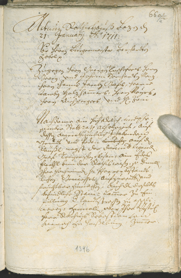 Civic Archives of Bozen-Bolzano - BOhisto Ratsprotokoll 1708/11 