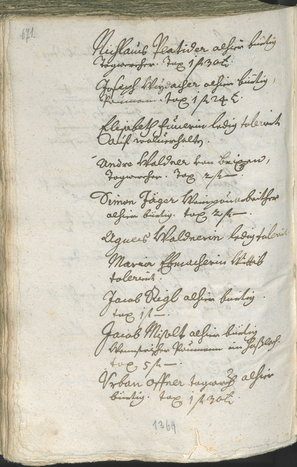 Civic Archives of Bozen-Bolzano - BOhisto Ratsprotokoll 1708/11 