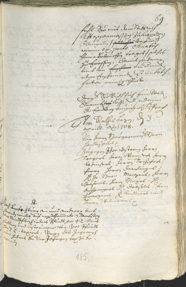 Civic Archives of Bozen-Bolzano - BOhisto Ratsprotokoll 1708/11 