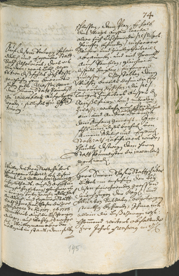 Civic Archives of Bozen-Bolzano - BOhisto Ratsprotokoll 1708/11 