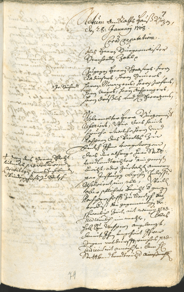 Archivio Storico della Città di Bolzano - BOhisto protocollo consiliare 1708/11 