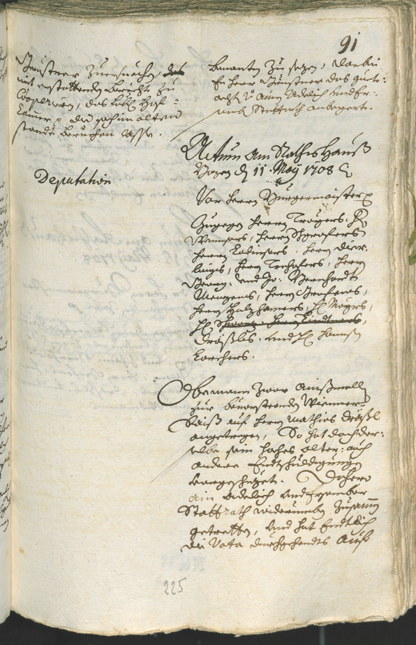 Civic Archives of Bozen-Bolzano - BOhisto Ratsprotokoll 1708/11 