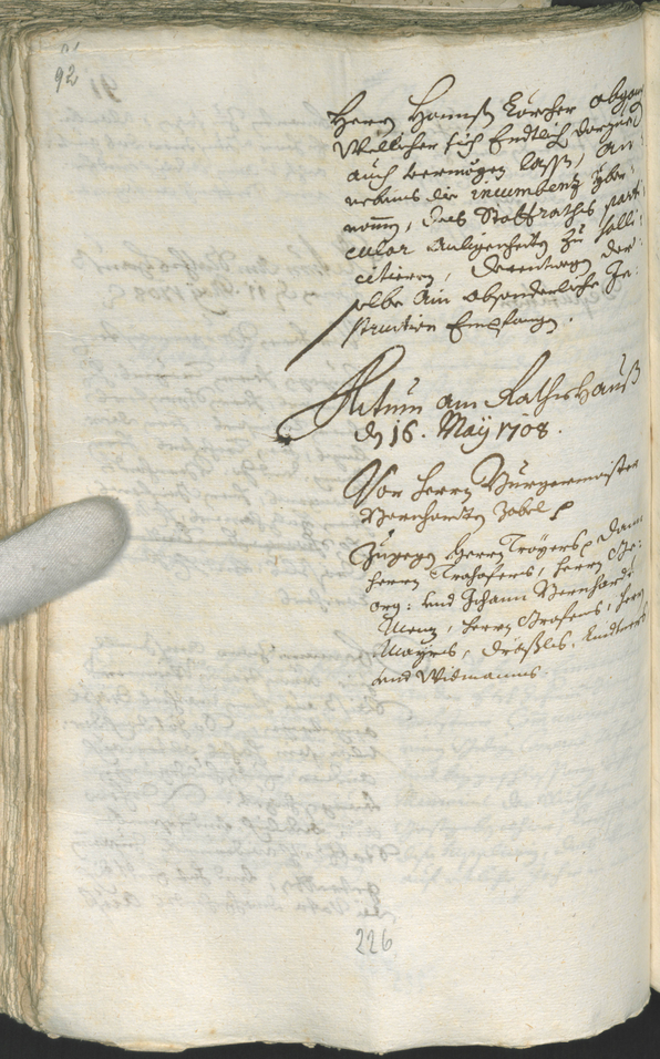 Civic Archives of Bozen-Bolzano - BOhisto Ratsprotokoll 1708/11 