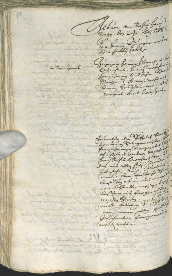 Civic Archives of Bozen-Bolzano - BOhisto Ratsprotokoll 1708/11 