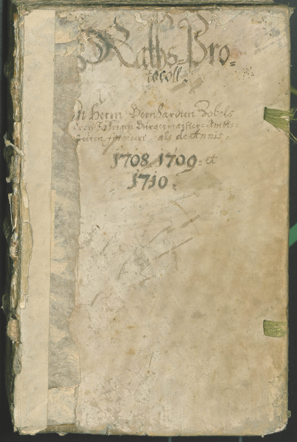 Archivio Storico della Città di Bolzano - BOhisto protocollo consiliare 1708/11 