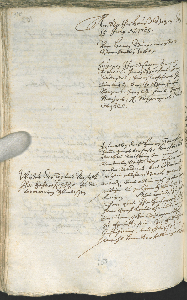 Archivio Storico della Città di Bolzano - BOhisto protocollo consiliare 1708/11 