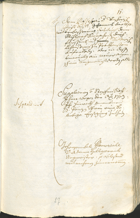 Stadtarchiv Bozen - BOhisto Ratsprotokoll 1708/11 