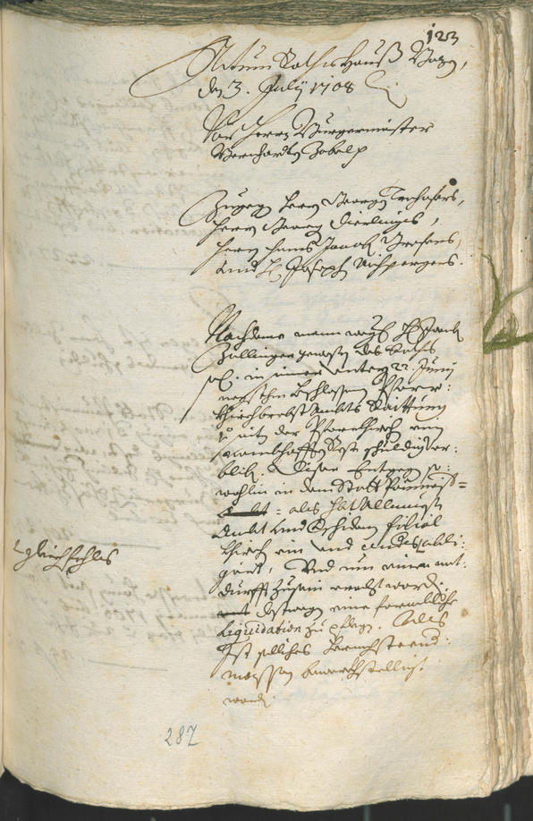 Civic Archives of Bozen-Bolzano - BOhisto Ratsprotokoll 1708/11 