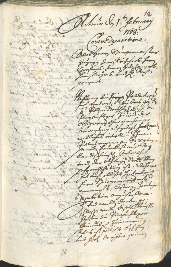 Civic Archives of Bozen-Bolzano - BOhisto Ratsprotokoll 1708/11 