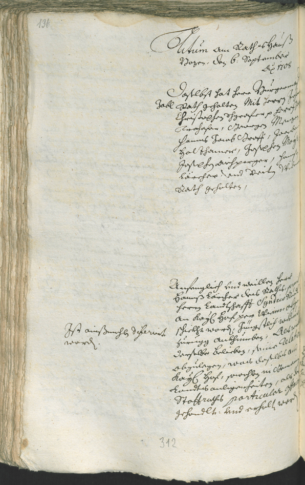 Civic Archives of Bozen-Bolzano - BOhisto Ratsprotokoll 1708/11 