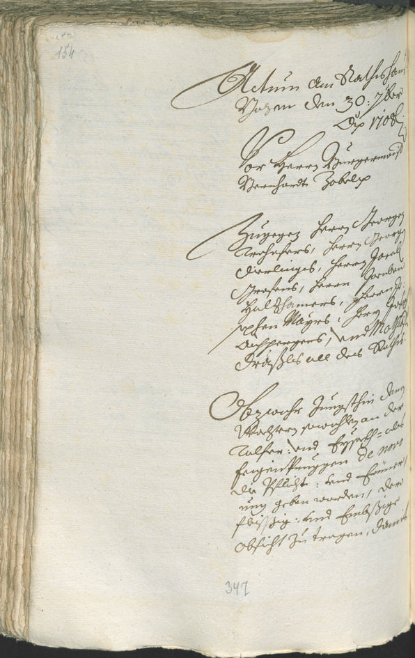 Civic Archives of Bozen-Bolzano - BOhisto Ratsprotokoll 1708/11 