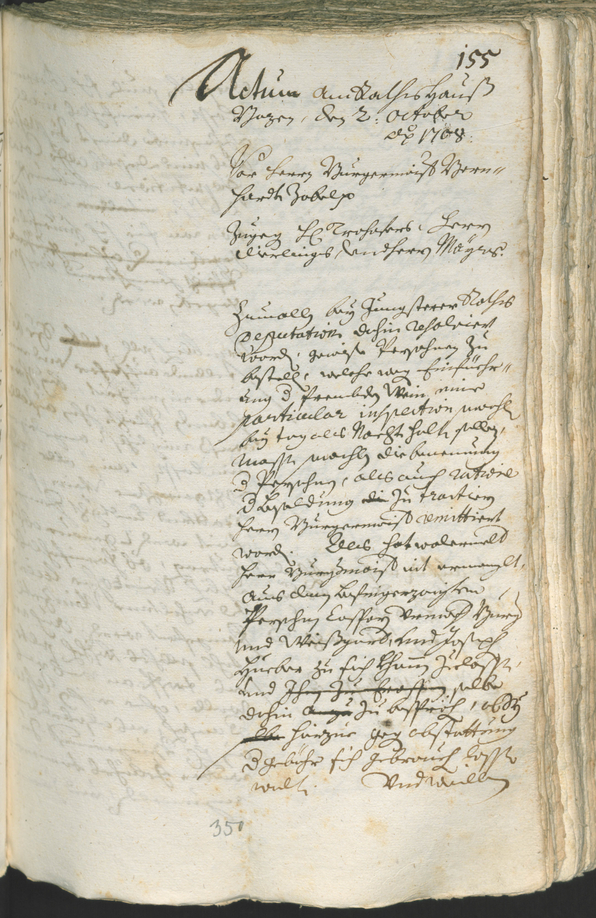 Civic Archives of Bozen-Bolzano - BOhisto Ratsprotokoll 1708/11 