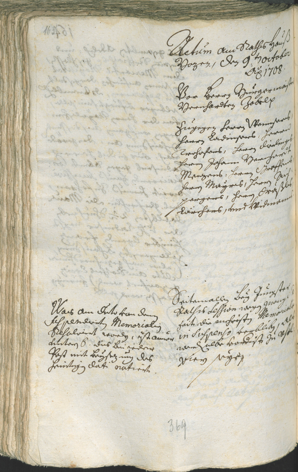 Civic Archives of Bozen-Bolzano - BOhisto Ratsprotokoll 1708/11 