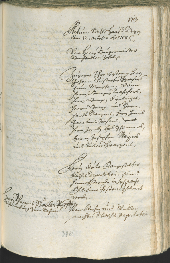 Civic Archives of Bozen-Bolzano - BOhisto Ratsprotokoll 1708/11 