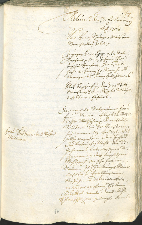 Civic Archives of Bozen-Bolzano - BOhisto Ratsprotokoll 1708/11 