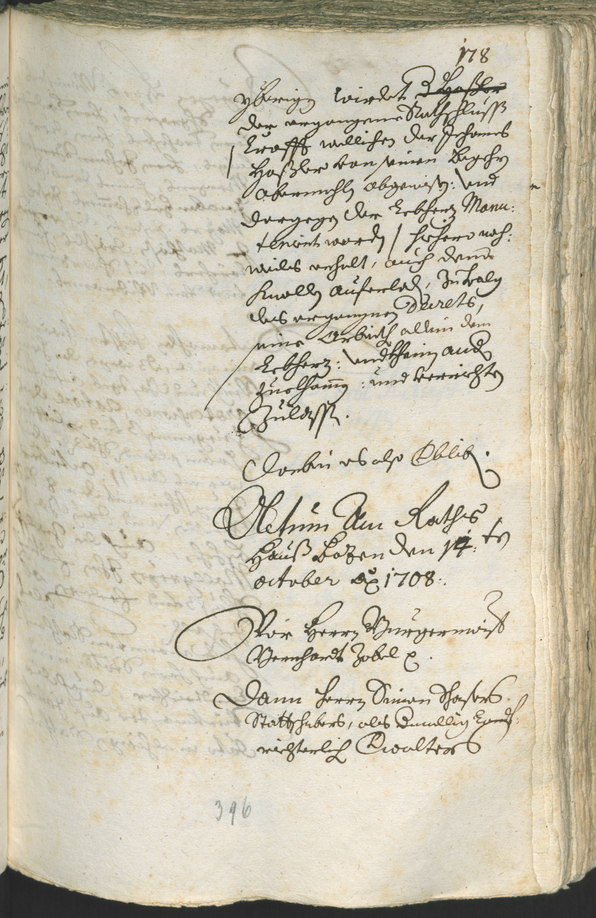 Civic Archives of Bozen-Bolzano - BOhisto Ratsprotokoll 1708/11 