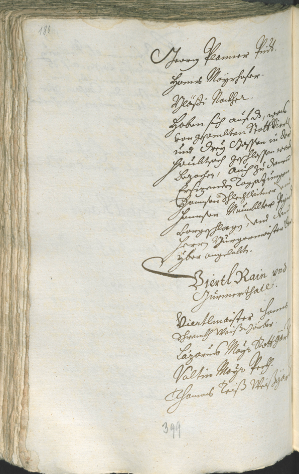 Stadtarchiv Bozen - BOhisto Ratsprotokoll 1708/11 