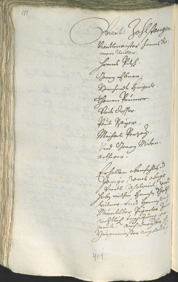 Civic Archives of Bozen-Bolzano - BOhisto Ratsprotokoll 1708/11 