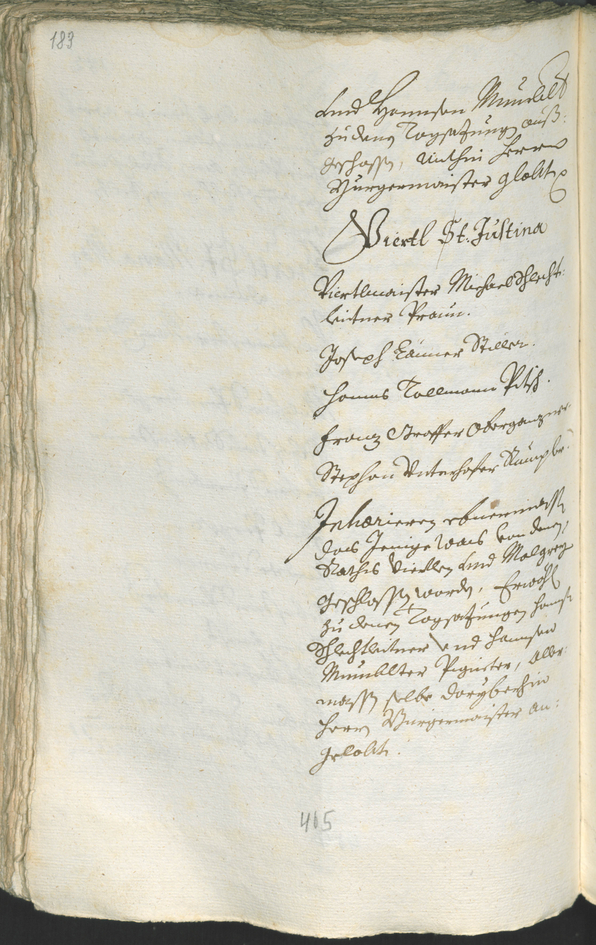 Stadtarchiv Bozen - BOhisto Ratsprotokoll 1708/11 