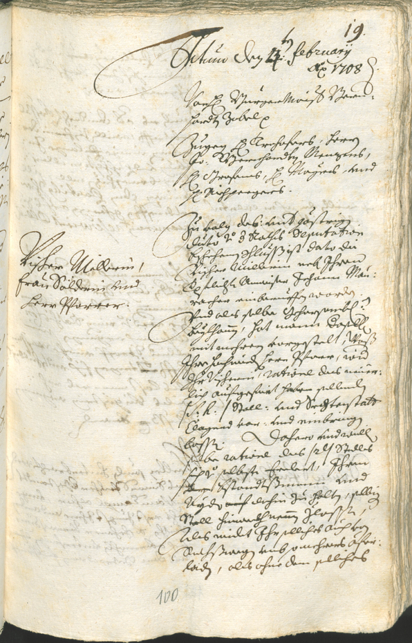 Civic Archives of Bozen-Bolzano - BOhisto Ratsprotokoll 1708/11 