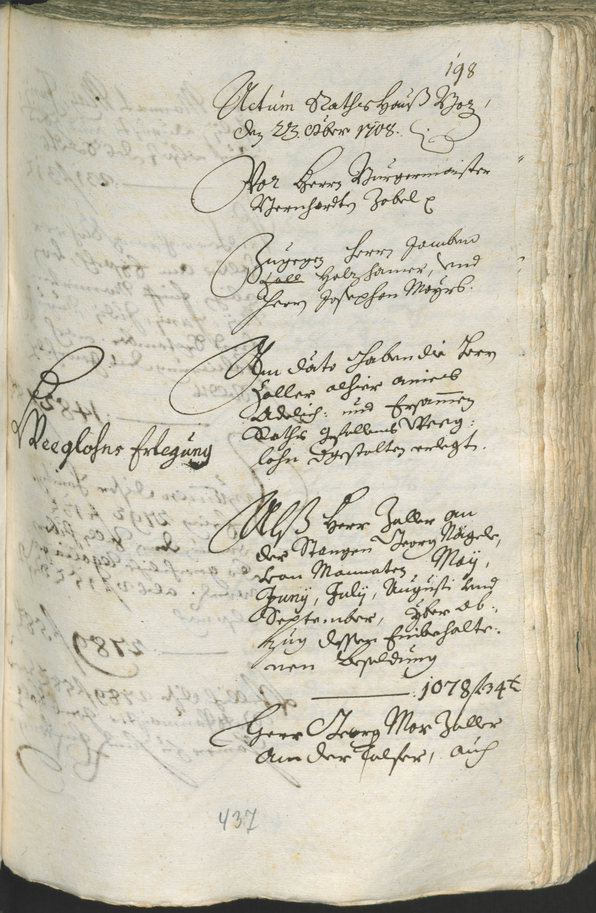 Civic Archives of Bozen-Bolzano - BOhisto Ratsprotokoll 1708/11 