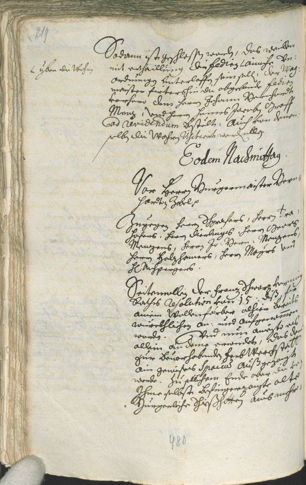 Archivio Storico della Città di Bolzano - BOhisto protocollo consiliare 1708/11 