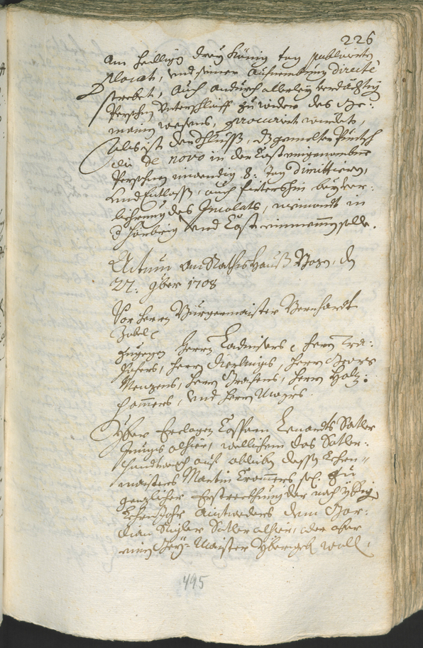 Civic Archives of Bozen-Bolzano - BOhisto Ratsprotokoll 1708/11 