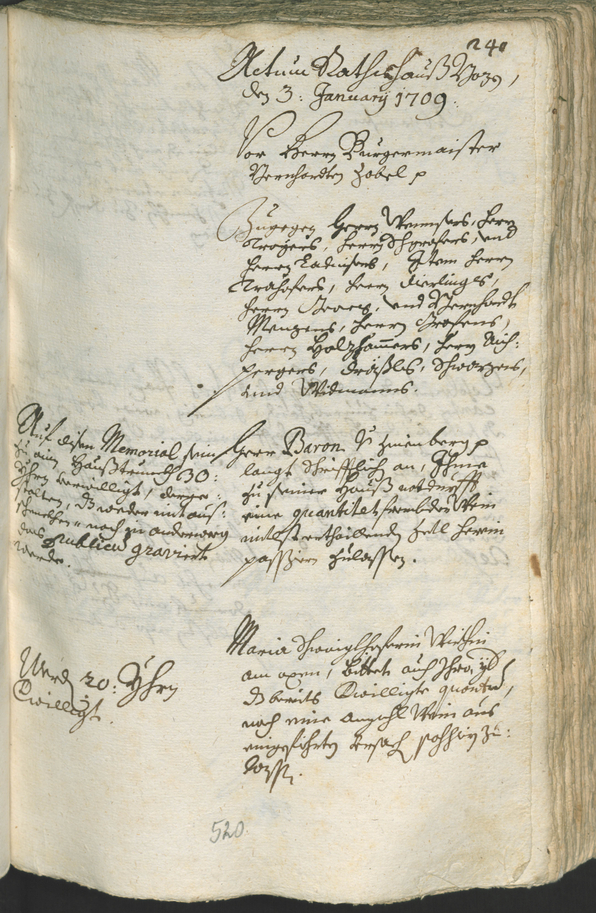 Civic Archives of Bozen-Bolzano - BOhisto Ratsprotokoll 1708/11 