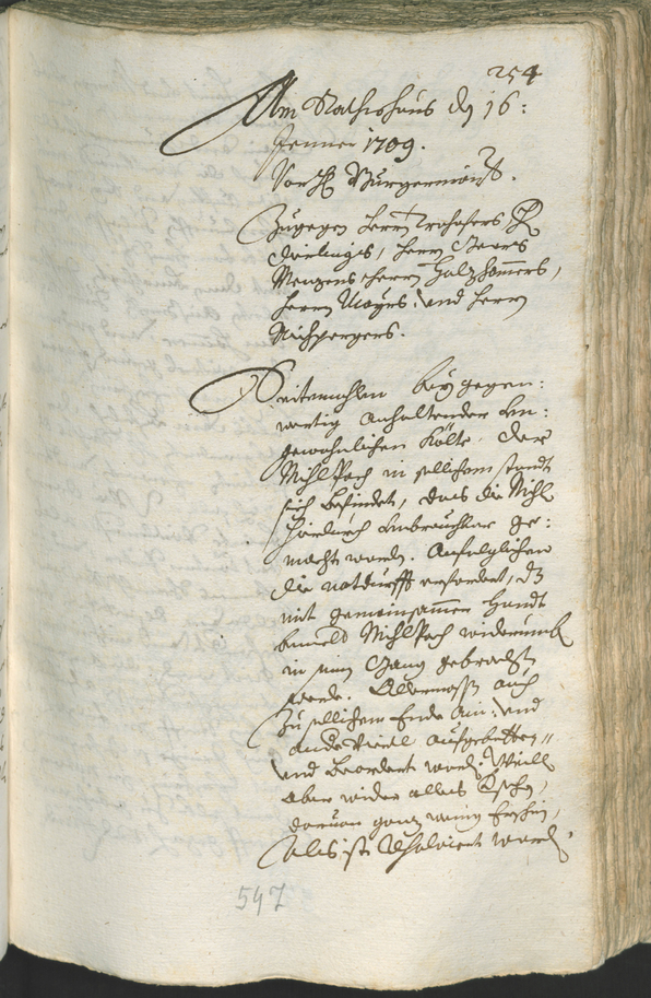 Civic Archives of Bozen-Bolzano - BOhisto Ratsprotokoll 1708/11 