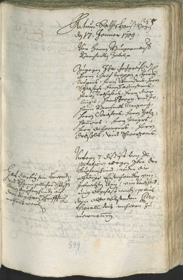 Civic Archives of Bozen-Bolzano - BOhisto Ratsprotokoll 1708/11 