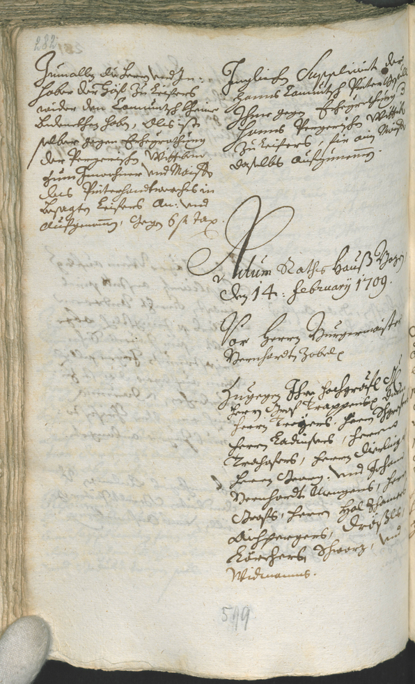 Civic Archives of Bozen-Bolzano - BOhisto Ratsprotokoll 1708/11 