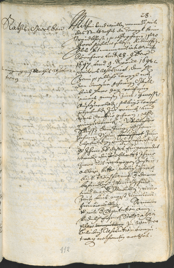 Civic Archives of Bozen-Bolzano - BOhisto Ratsprotokoll 1708/11 