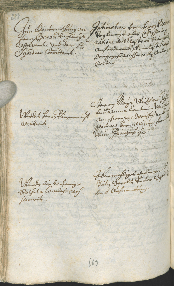 Stadtarchiv Bozen - BOhisto Ratsprotokoll 1708/11 