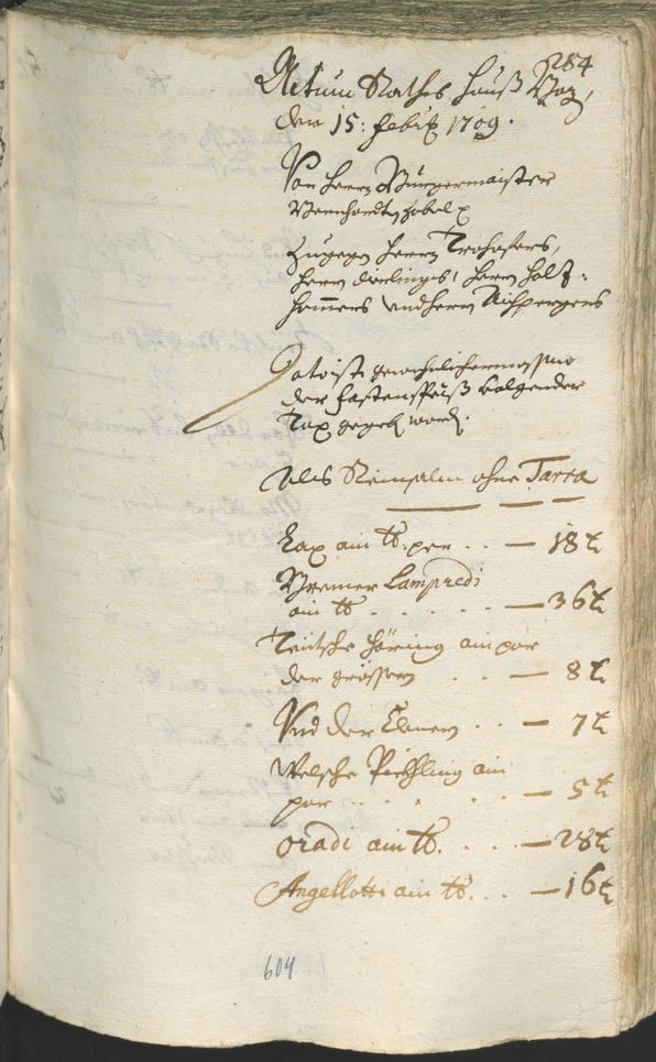 Civic Archives of Bozen-Bolzano - BOhisto Ratsprotokoll 1708/11 