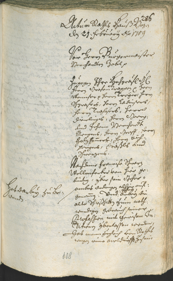 Civic Archives of Bozen-Bolzano - BOhisto Ratsprotokoll 1708/11 