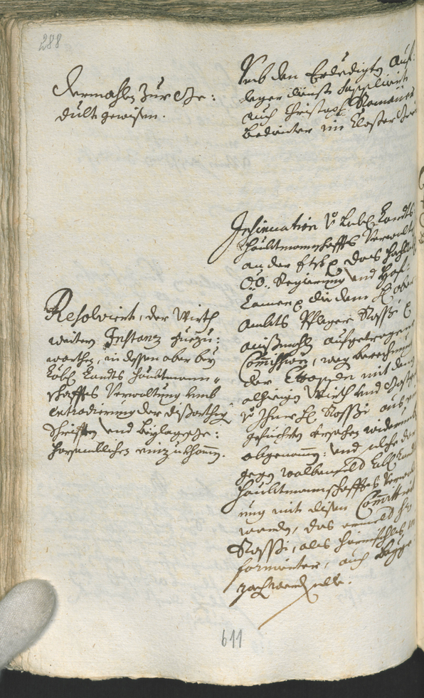 Civic Archives of Bozen-Bolzano - BOhisto Ratsprotokoll 1708/11 