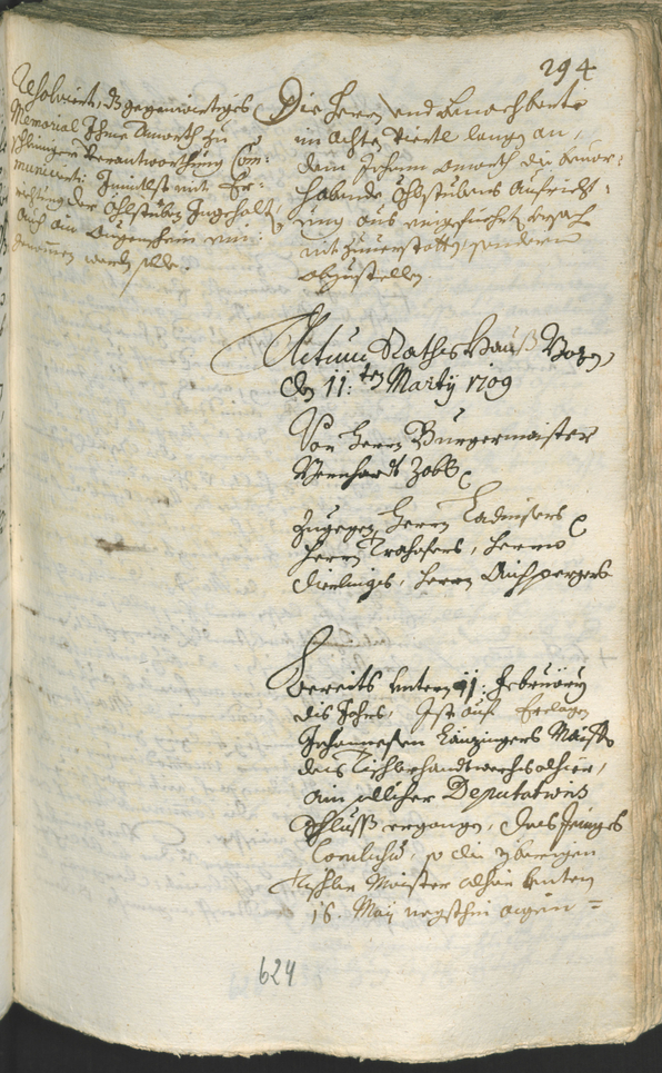 Archivio Storico della Città di Bolzano - BOhisto protocollo consiliare 1708/11 