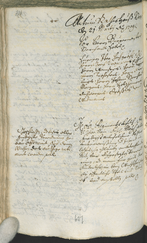 Civic Archives of Bozen-Bolzano - BOhisto Ratsprotokoll 1708/11 