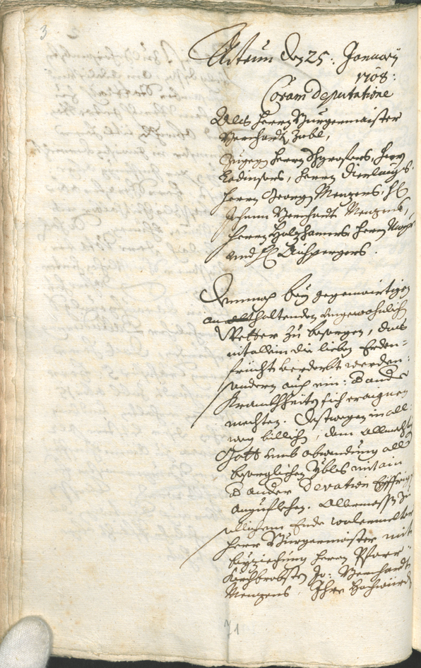 Civic Archives of Bozen-Bolzano - BOhisto Ratsprotokoll 1708/11 