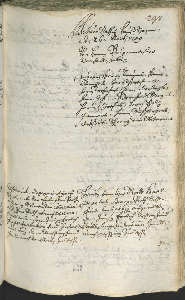 Civic Archives of Bozen-Bolzano - BOhisto Ratsprotokoll 1708/11 