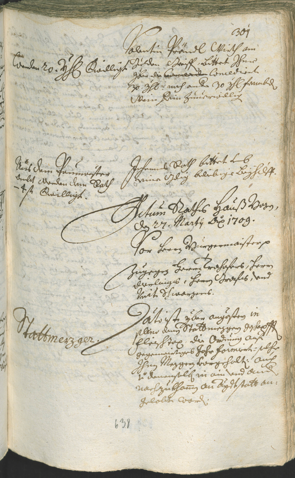 Civic Archives of Bozen-Bolzano - BOhisto Ratsprotokoll 1708/11 