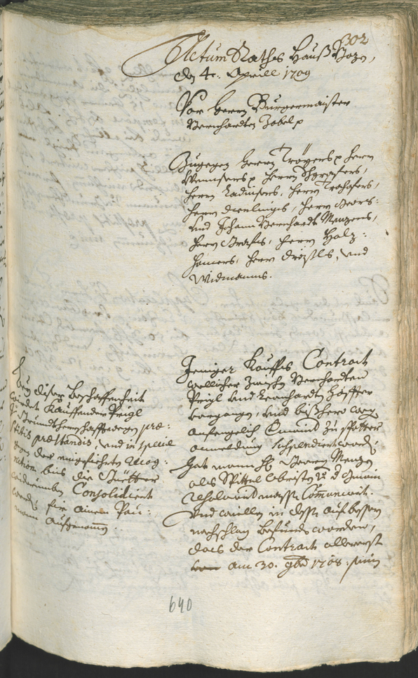 Civic Archives of Bozen-Bolzano - BOhisto Ratsprotokoll 1708/11 