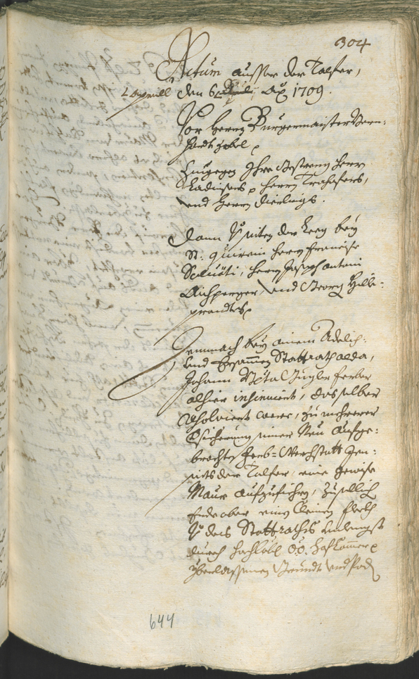 Civic Archives of Bozen-Bolzano - BOhisto Ratsprotokoll 1708/11 