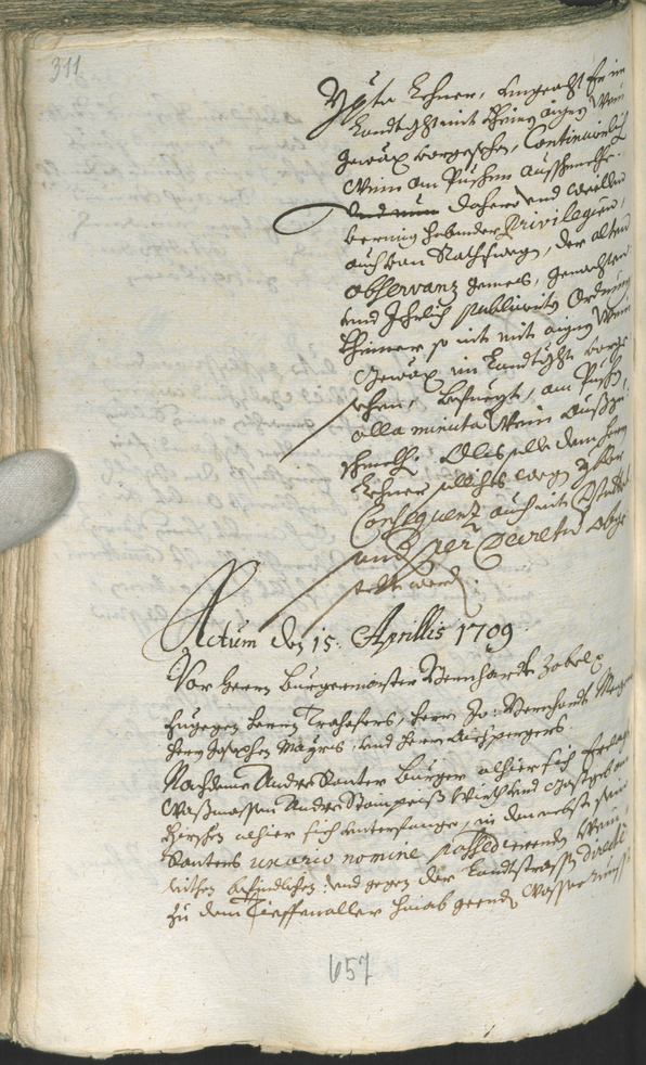 Civic Archives of Bozen-Bolzano - BOhisto Ratsprotokoll 1708/11 