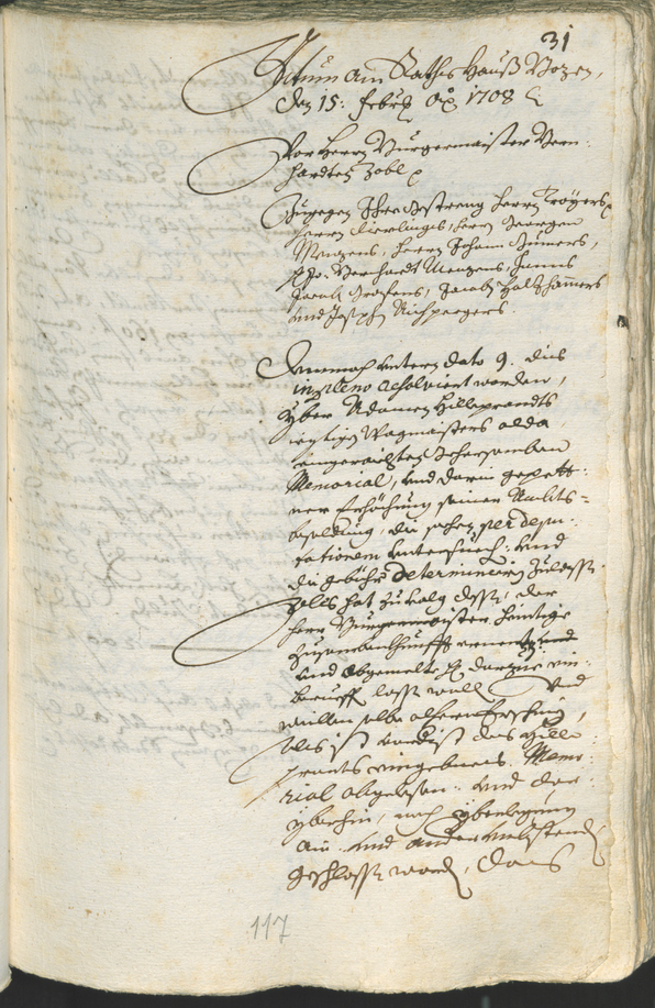 Civic Archives of Bozen-Bolzano - BOhisto Ratsprotokoll 1708/11 