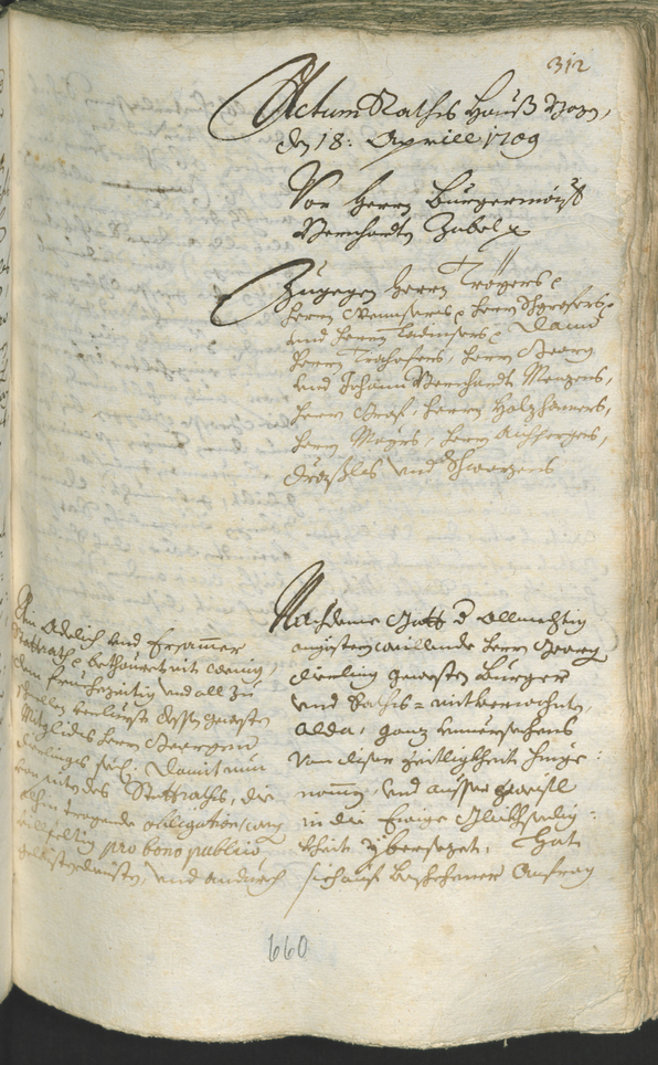 Civic Archives of Bozen-Bolzano - BOhisto Ratsprotokoll 1708/11 